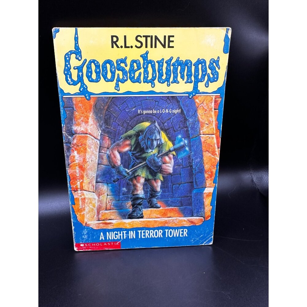 A Night in Terror Tower Goosebumps‎ #27 1st Edition R.L. Stine 1st Printing 1995
